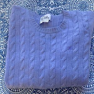 Lilly Pulitzer Lavender Cable Knit Sweater